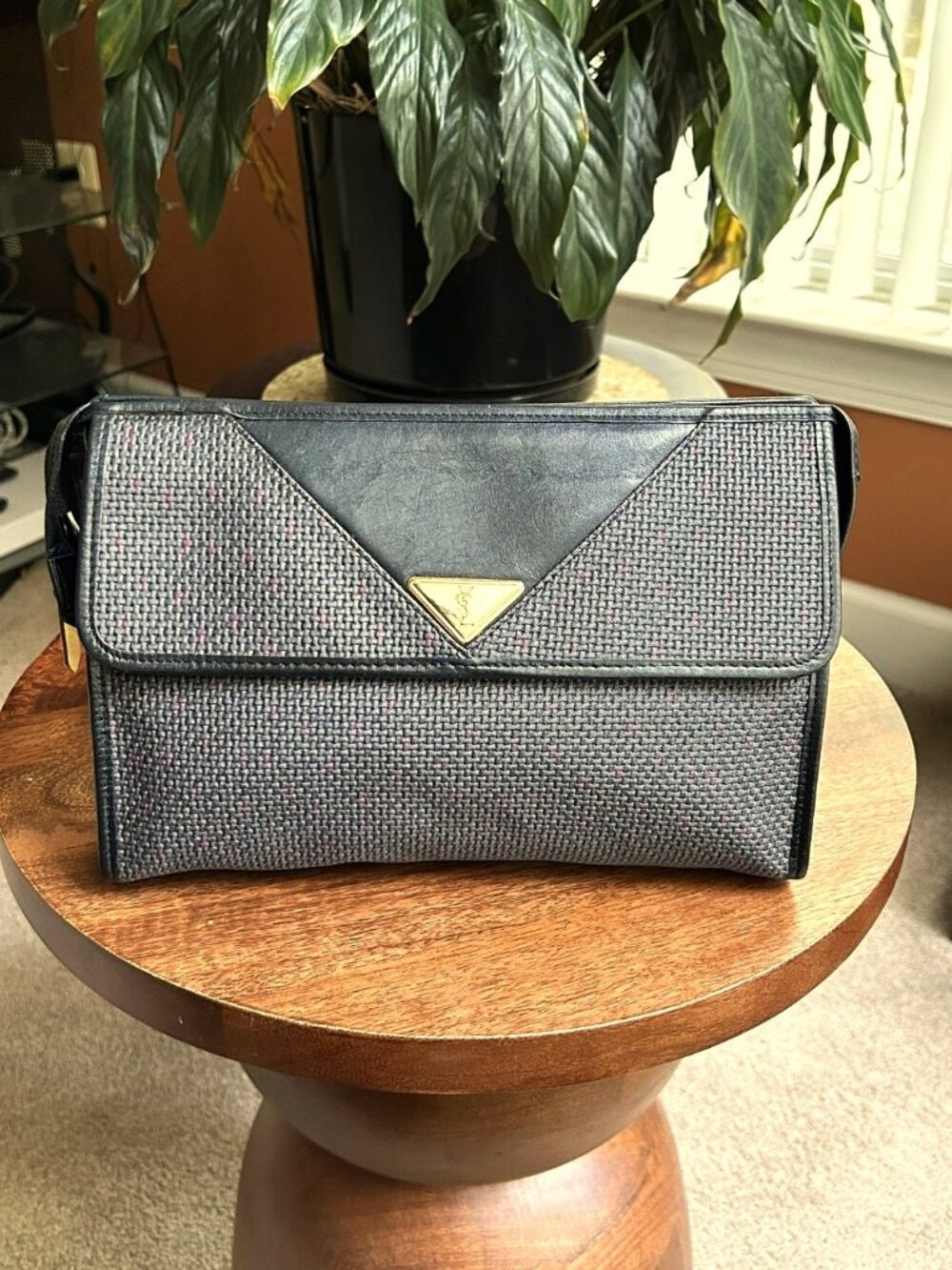 YSL Yves Saint Laurent Clutch Bag, Black